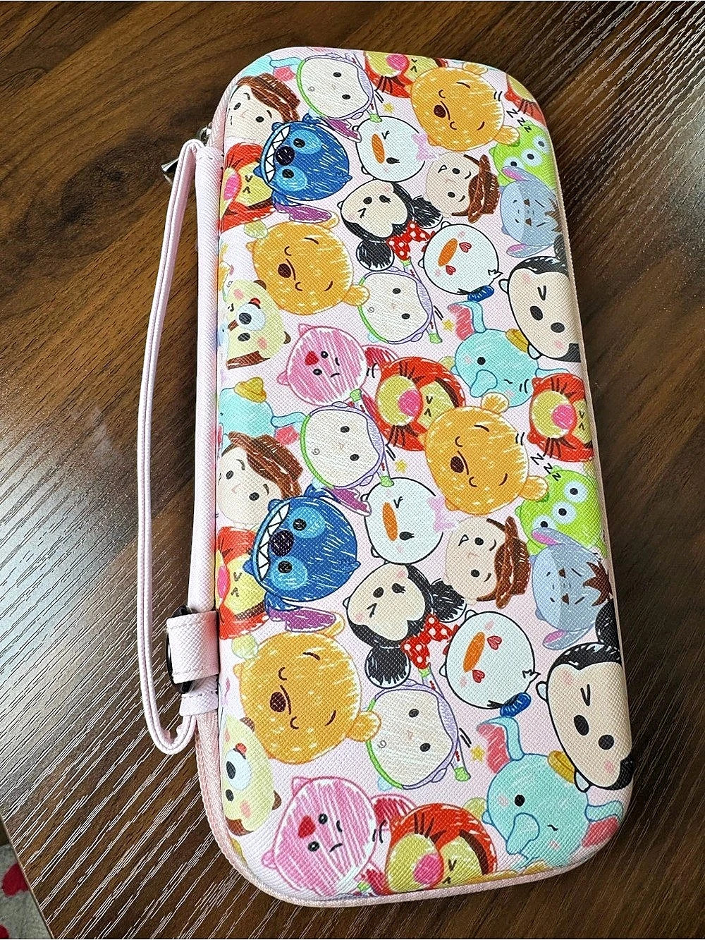 Nintendo Switch Carrying Case Disney Tsum Pink & Multicolor